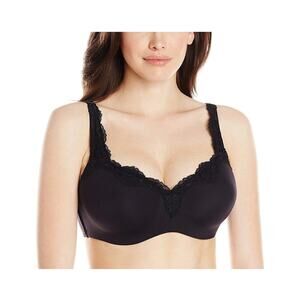 Le Mystere BLACK Dream Tisha Lace Full-Busted Bra US 36G New With Tags